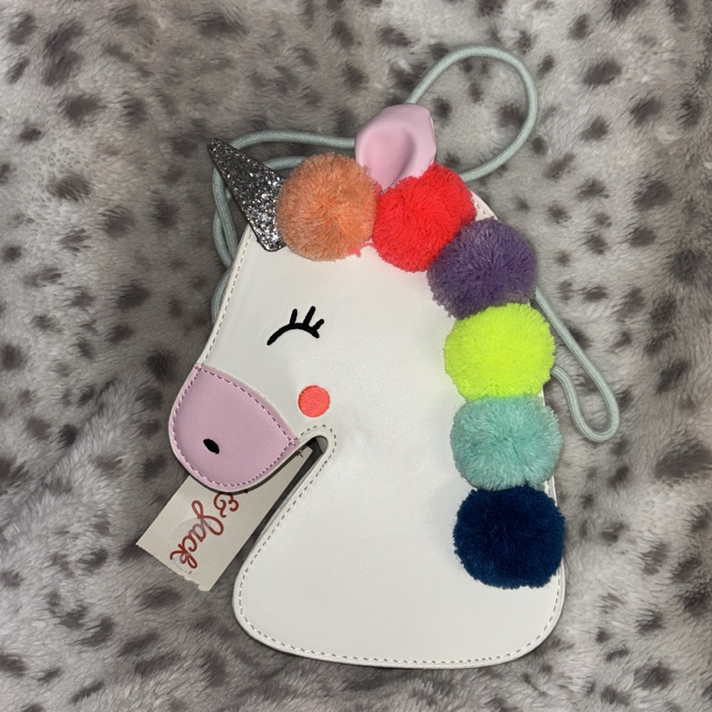 CAT & JACK UNICORN CROSSBODY BAG